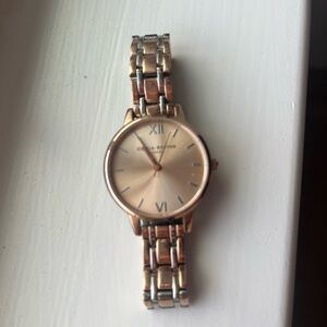 OLIVIA BURTON Gold and Silver Watch